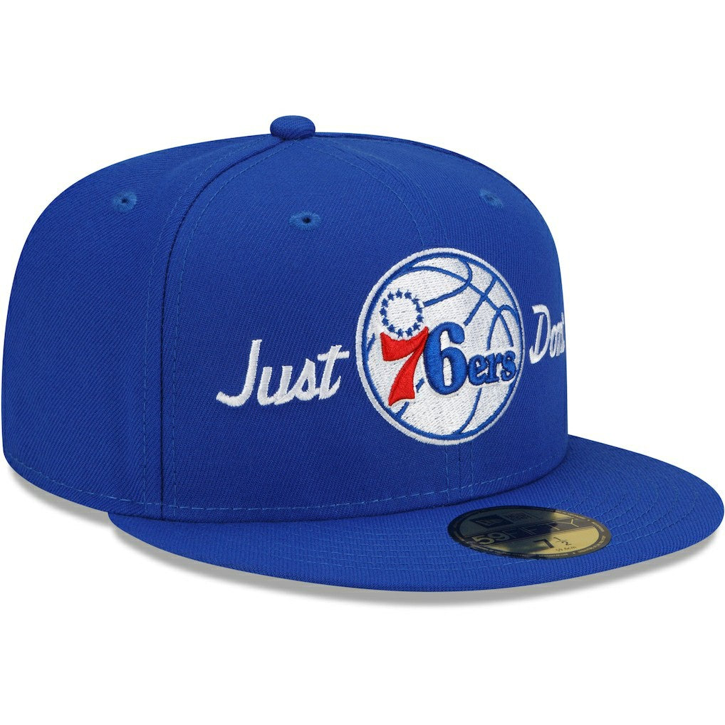 Philadelphia 76ers x Just Don 59FIFTY Fitted Hat - Royal | New Era shop