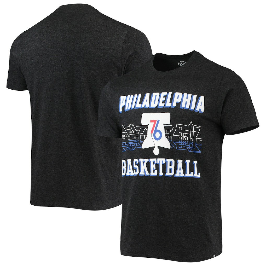 Philadelphia 76ers '47 City Edition Club T-Shirt - Black | 47 brand online