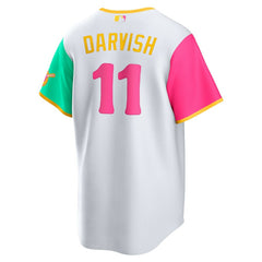 Yu Darvish San Diego Padres City Connect Replica Player Jersey - White | Nike