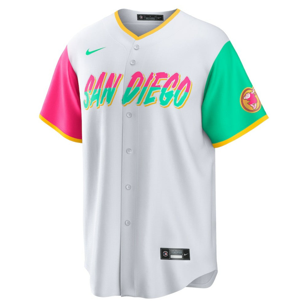 Manny Machado San Diego Padres City Connect Replica Player Jersey - White | Nike