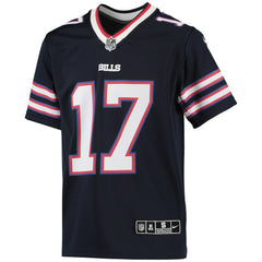 NFL Buffalo Bills Josh Allen  Youth Inverted Team Game Jersey