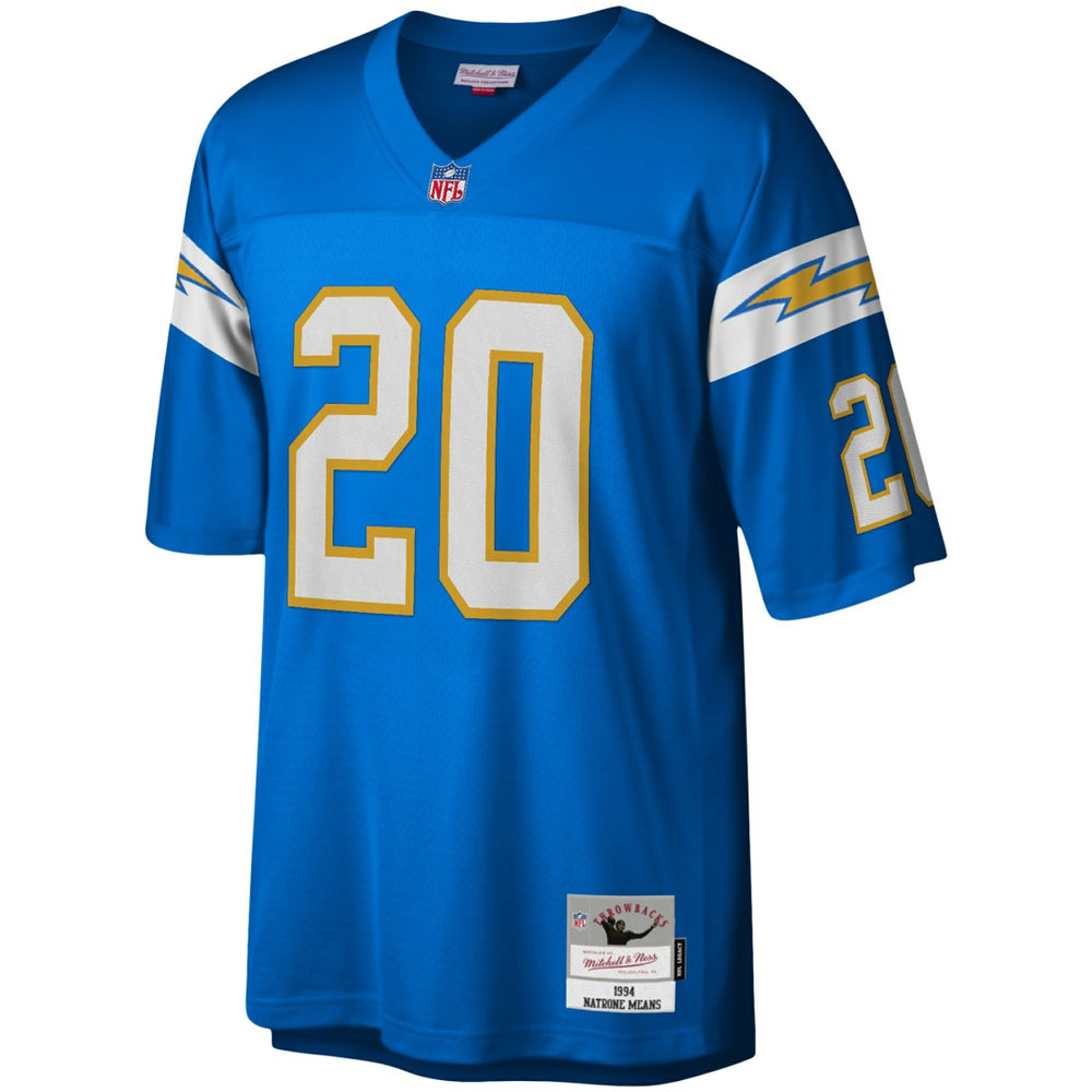 NFL Los Angeles Chargers Natrone Means  Legacy Replica Jersey