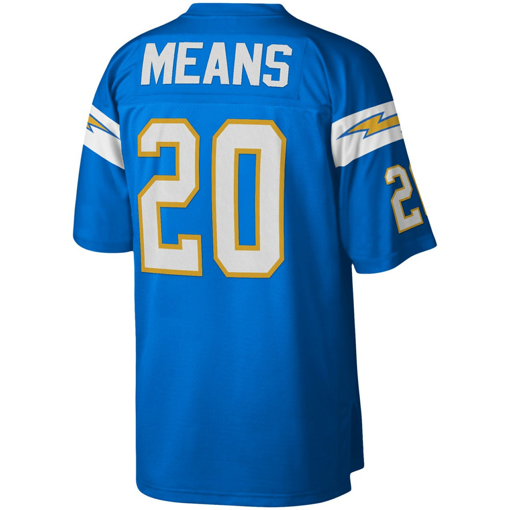 NFL Los Angeles Chargers Natrone Means  Legacy Replica Jersey