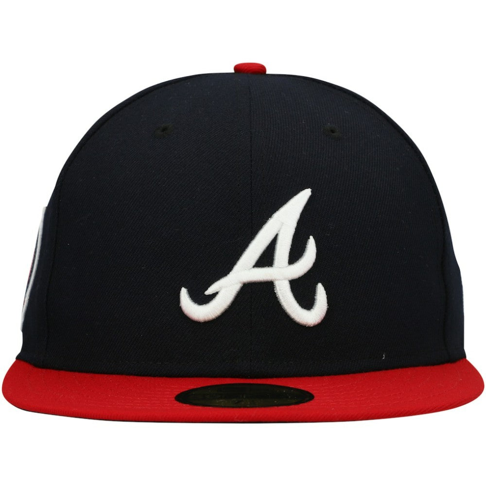 Atlanta Braves 9/11 Memorial Side Patch 59FIFTY Fitted Hat - Navy | New Era