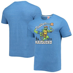 Dallas Mavericks Homage NBA x Teenage Mutant Ninja Turtles Tri-Blend T-Shirt sale - Royal sale