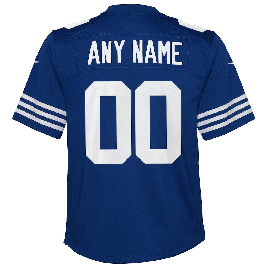 NFL Indianapolis Colts Youth Alternate Custom Game Jersey