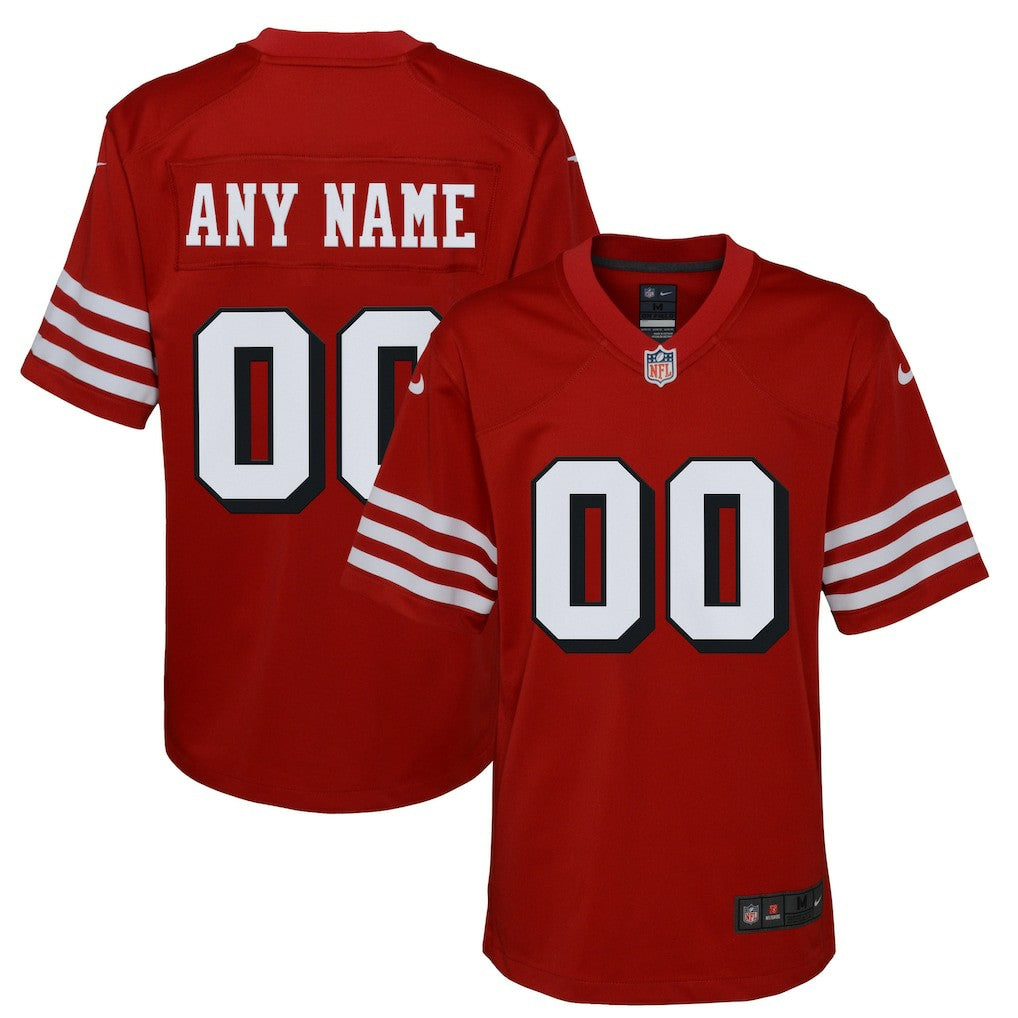 NFL San Francisco 49ers Youth Alternate Custom Game Jersey