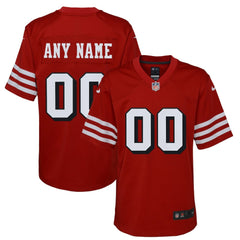 NFL San Francisco 49ers Youth Alternate Custom Game Jersey