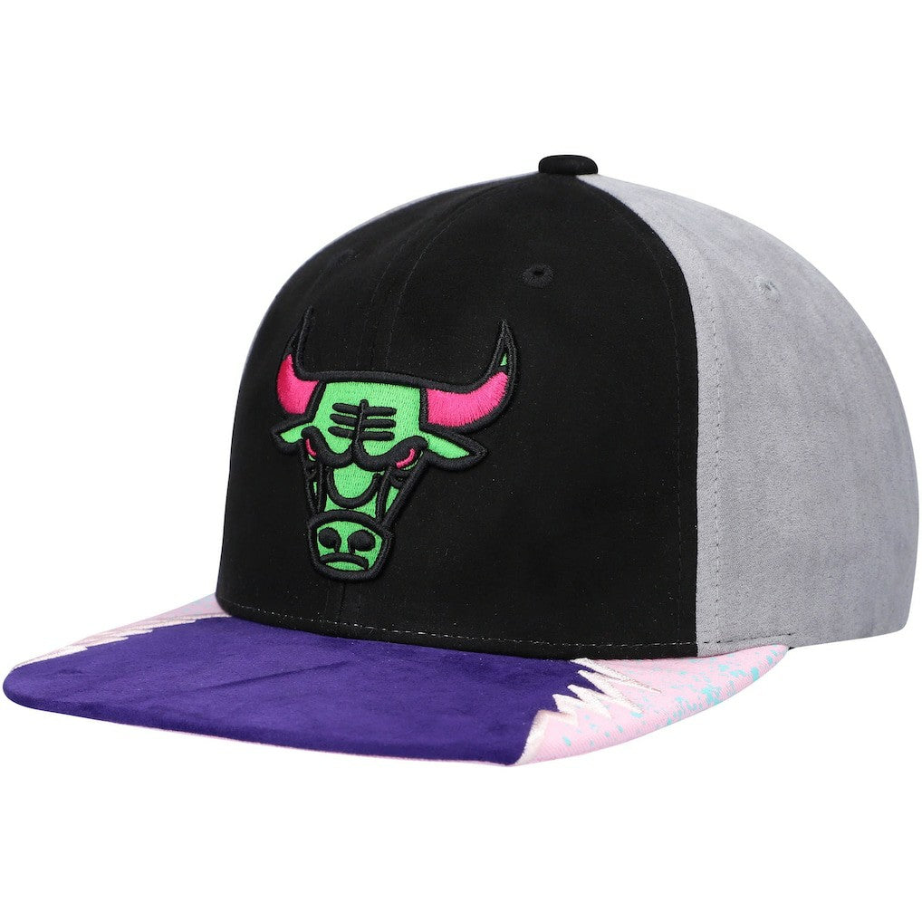 Chicago Bulls Day 5 Snapback Hat - Black/Pink | Mitchell & Ness discount
