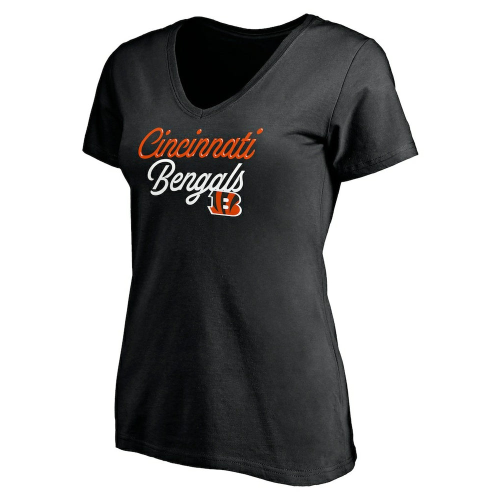 NFL Cincinnati Bengals Women's Long Stride V-Neck T-Shirt