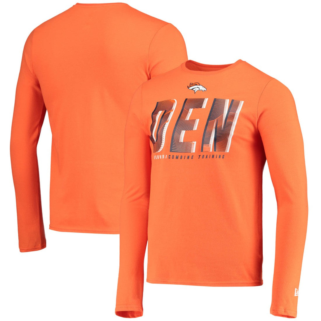 NFL Denver Broncos Combine Authentic Static Abbreviation Long Sleeve T-Shirt