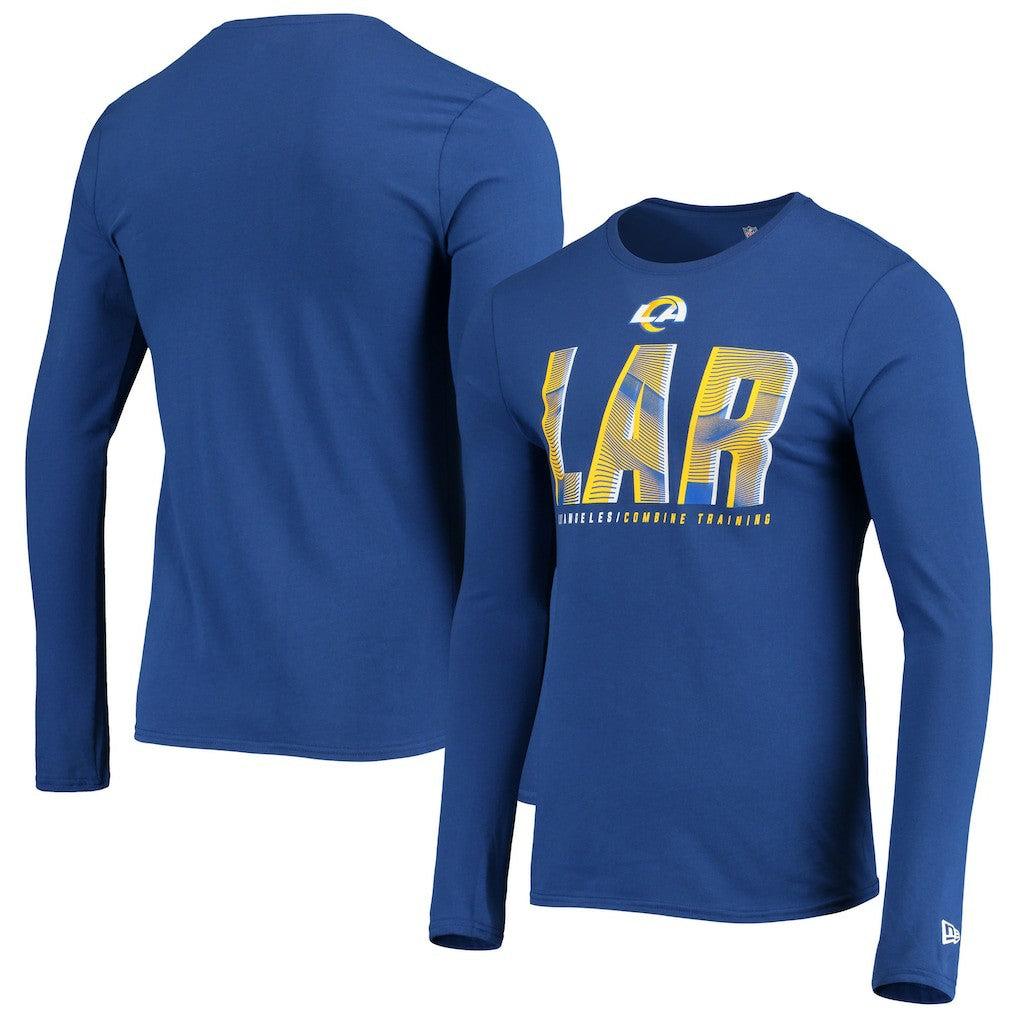 NFL Los Angeles Rams Combine Authentic Static Abbreviation Long Sleeve T-Shirt