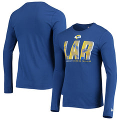 NFL Los Angeles Rams Combine Authentic Static Abbreviation Long Sleeve T-Shirt