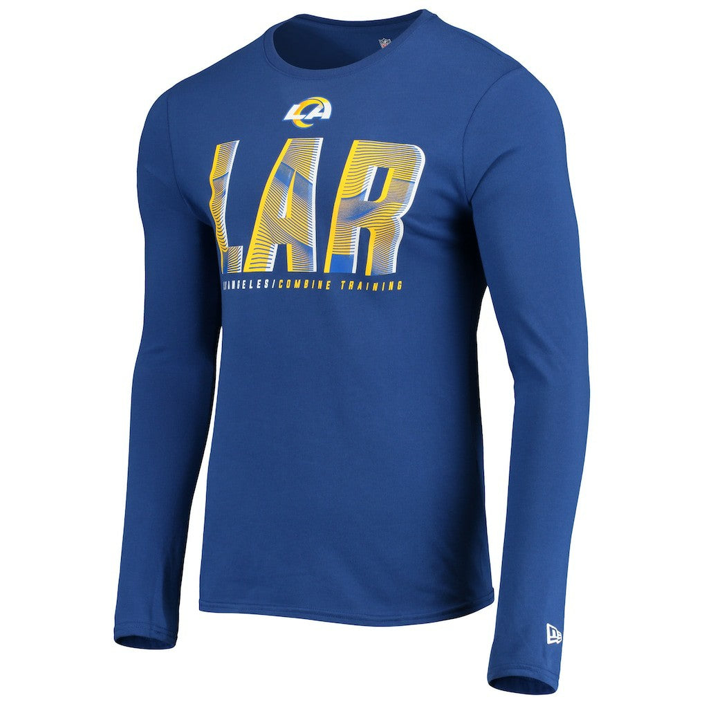 NFL Los Angeles Rams Combine Authentic Static Abbreviation Long Sleeve T-Shirt