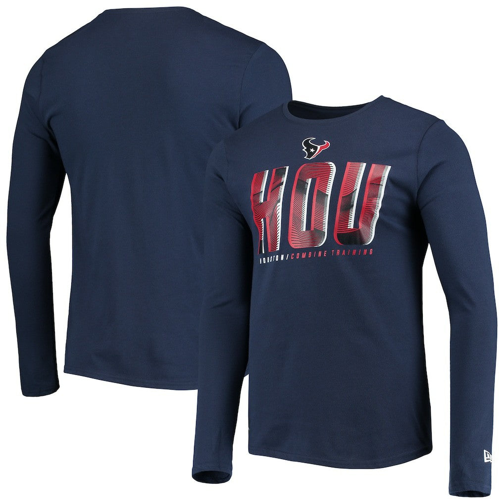 NFL Houston Texans Combine Authentic Static Abbreviation Long Sleeve T-Shirt
