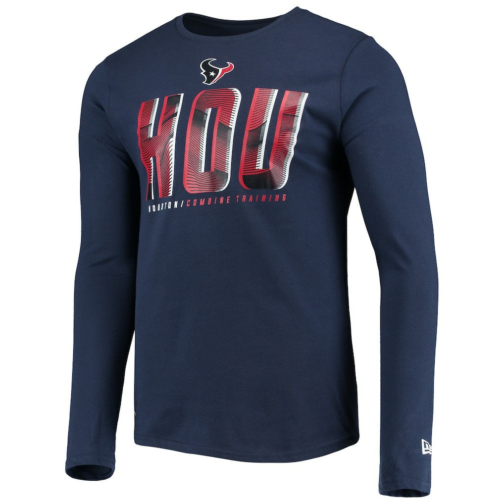 NFL Houston Texans Combine Authentic Static Abbreviation Long Sleeve T-Shirt
