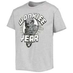 NFL Las Vegas Raiders Junk Food Youth Star Wars Wookie Of The Year T-Shirt