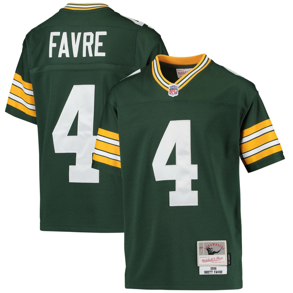 NFL Green Bay Packers Brett Favre  Youth 1996 Retired Player Legacy Jersey