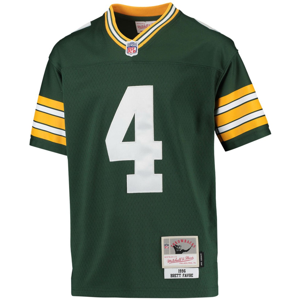 NFL Green Bay Packers Brett Favre  Youth 1996 Retired Player Legacy Jersey