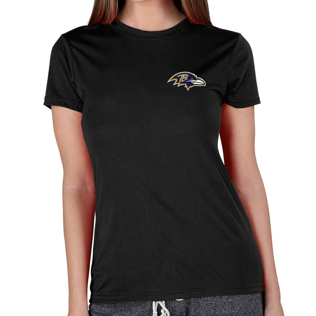 NFL Baltimore Ravens Concepts Sport Women's Marathon Knit Lounge Top