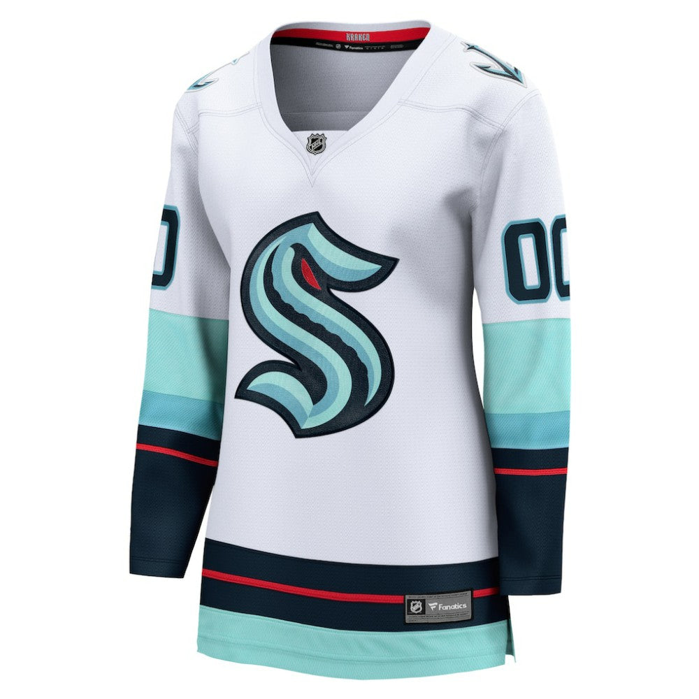 Seattle Kraken Fanatics Women's Away Breakaway Custom Jersey