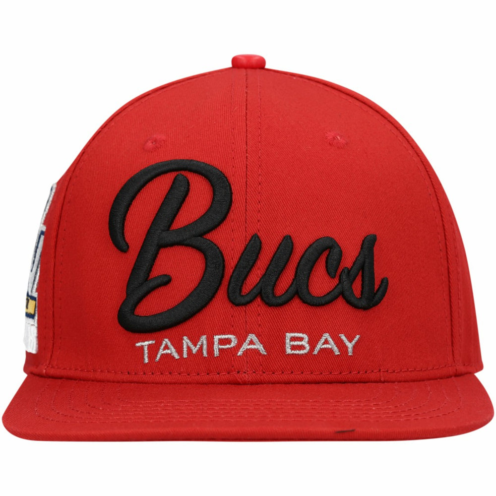 NFL Tampa Bay Buccaneers Pro Standard LV Super Bowl s Script Wordmark Snapback Hat