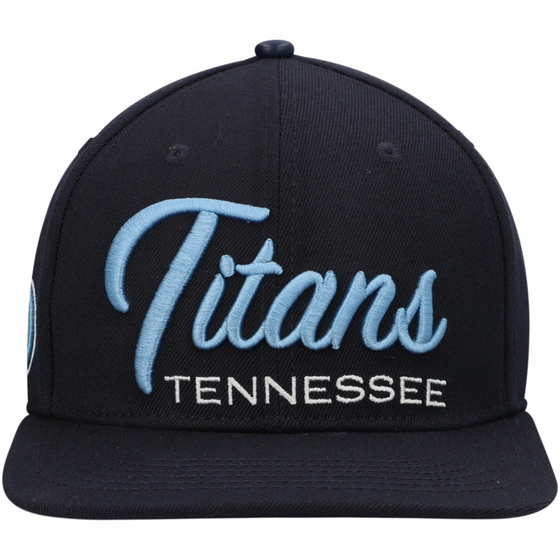 NFL Tennessee Titans Pro Standard Script Wordmark Snapback Hat