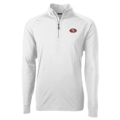 NFL San Francisco 49ers Cutter & Buck Adapt Eco Knit Quarter-Zip Pullover Jacket