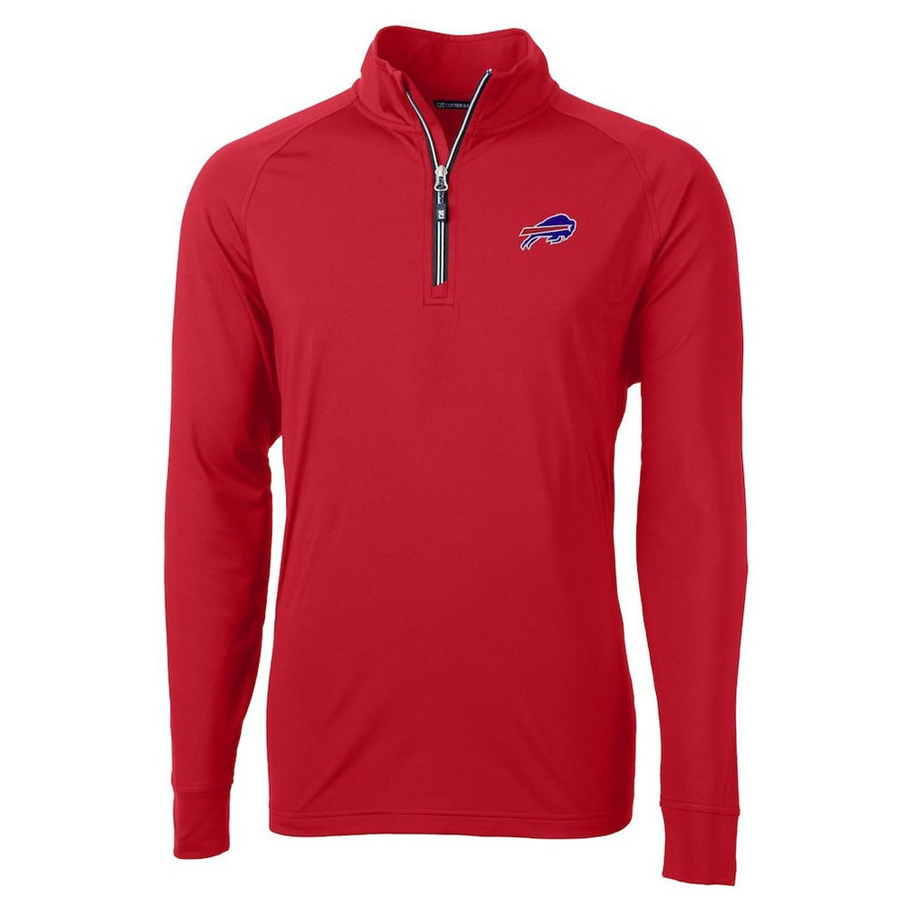 NFL Buffalo Bills Cutter & Buck Adapt Eco Knit Quarter-Zip Pullover Jacket
