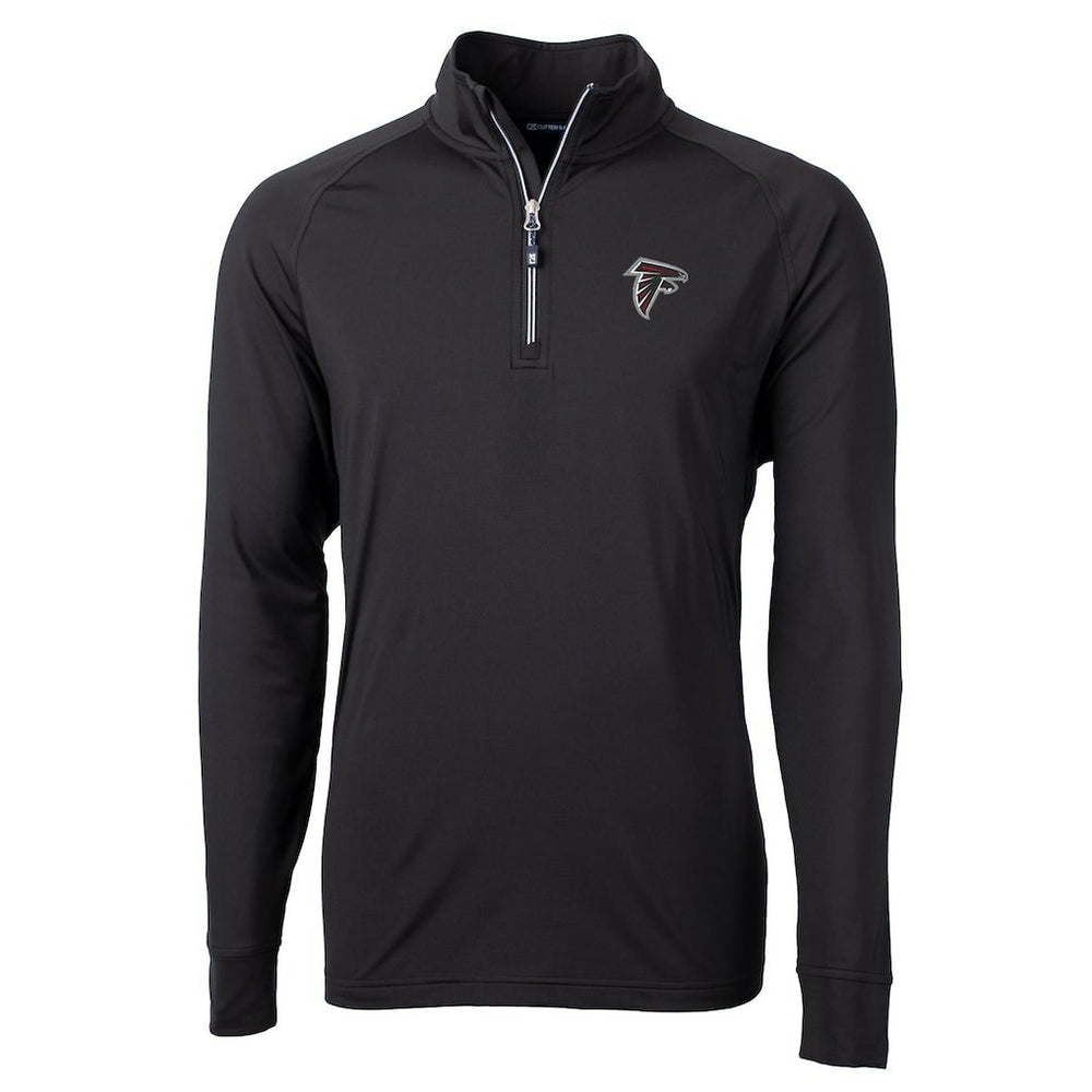 NFL Atlanta Falcons Cutter & Buck Adapt Eco Knit Quarter-Zip Pullover Jacket