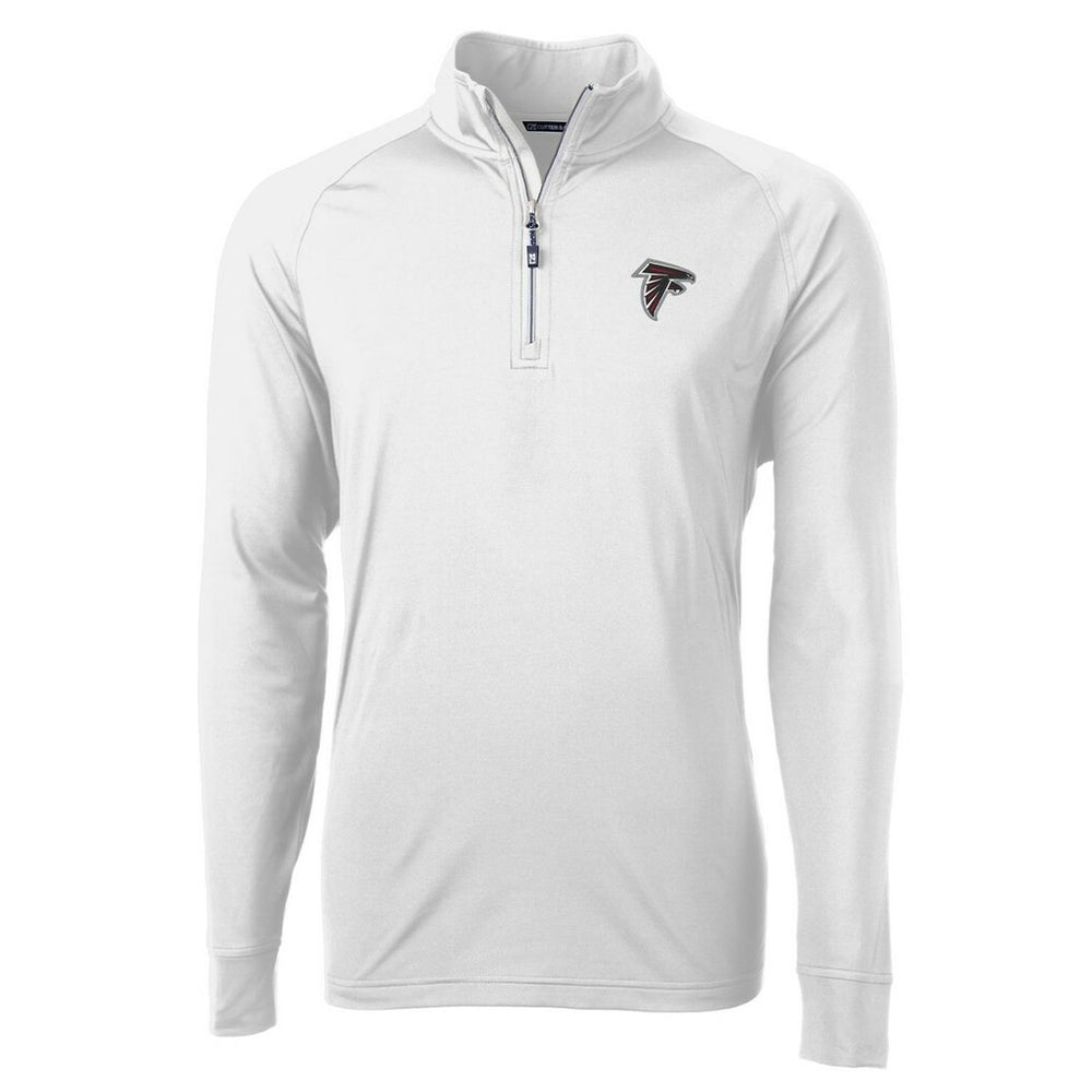 NFL Atlanta Falcons Cutter & Buck Adapt Eco Knit Quarter-Zip Pullover Jacket