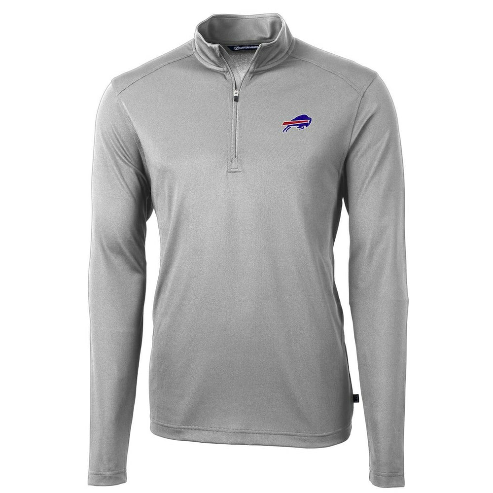 NFL Buffalo Bills Cutter & Buck Virtue Eco Pique Recycled Quarter-Zip Pullover Jacket