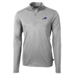 NFL Buffalo Bills Cutter & Buck Virtue Eco Pique Recycled Quarter-Zip Pullover Jacket