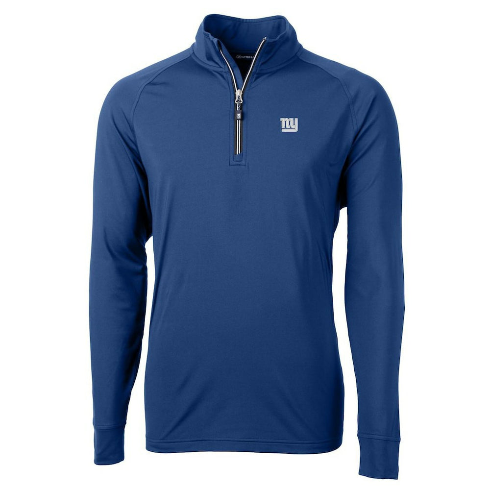 NFL New York Giants Cutter & Buck Big & Tall Adapt Eco Knit Quarter-Zip Pullover Jacket