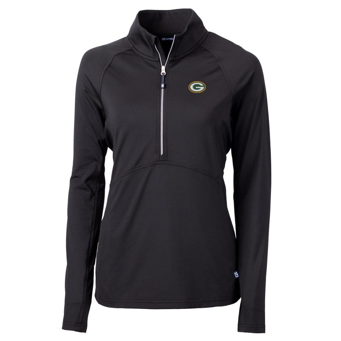 NFL Green Bay Packers Cutter & Buck Women's Adapt Eco Knit Half-Zip Pullover Jacket