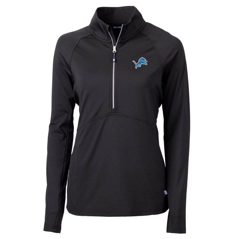NFL Detroit Lions Cutter & Buck Women's Adapt Eco Knit Half-Zip Pullover Jacket