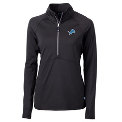 NFL Detroit Lions Cutter & Buck Women's Adapt Eco Knit Half-Zip Pullover Jacket