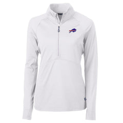 NFL Buffalo Bills Cutter & Buck Women's Adapt Eco Knit Half-Zip Pullover Jacket