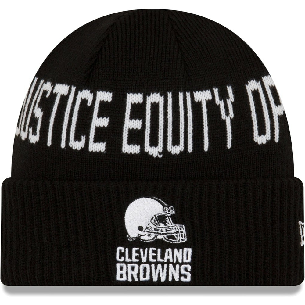 NFL Cleveland Browns Team Social Justice Cuffed Knit Hat
