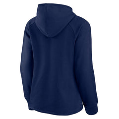Milwaukee Brewers Women's Perfect Play Raglan Pullover Hoodie - Navy