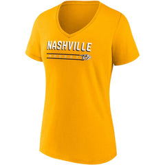 Nashville Predators Fanatics Women's 2-Pack V-Neck T-Shirt Set