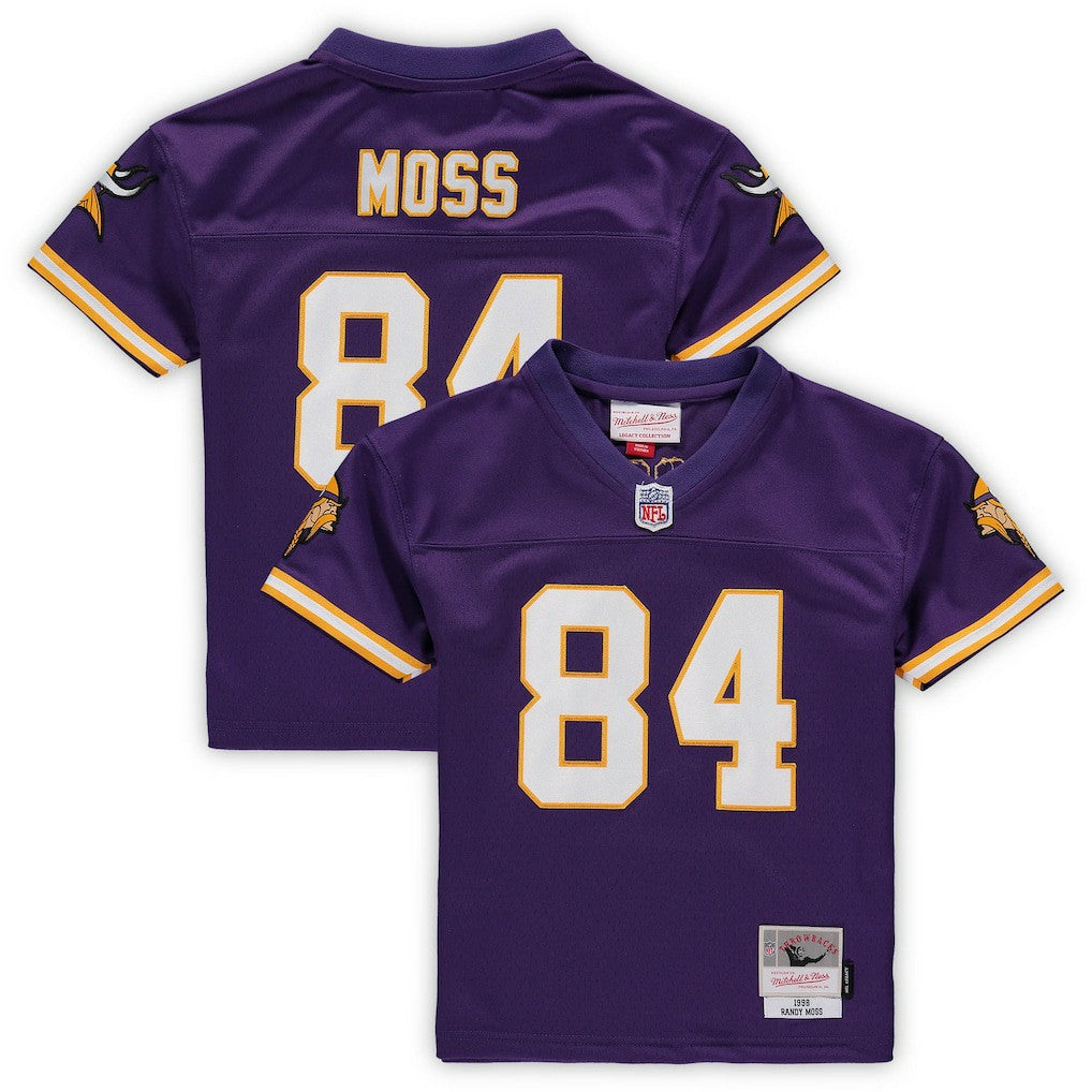 NFL Minnesota Vikings Randy Moss  Male Preschool 1998 Retired Legacy Jersey