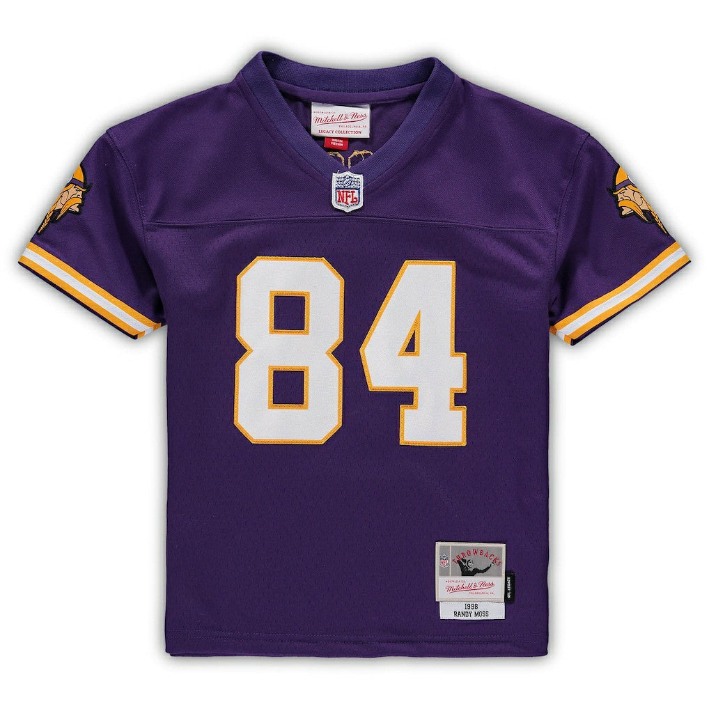 NFL Minnesota Vikings Randy Moss  Male Preschool 1998 Retired Legacy Jersey