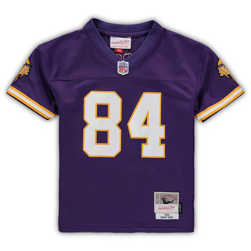 NFL Minnesota Vikings Randy Moss  Male Preschool 1998 Retired Legacy Jersey