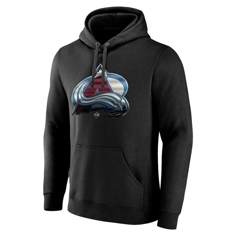 Colorado Avalanche Personalized Midnight Mascot Logo Pullover Hoodie