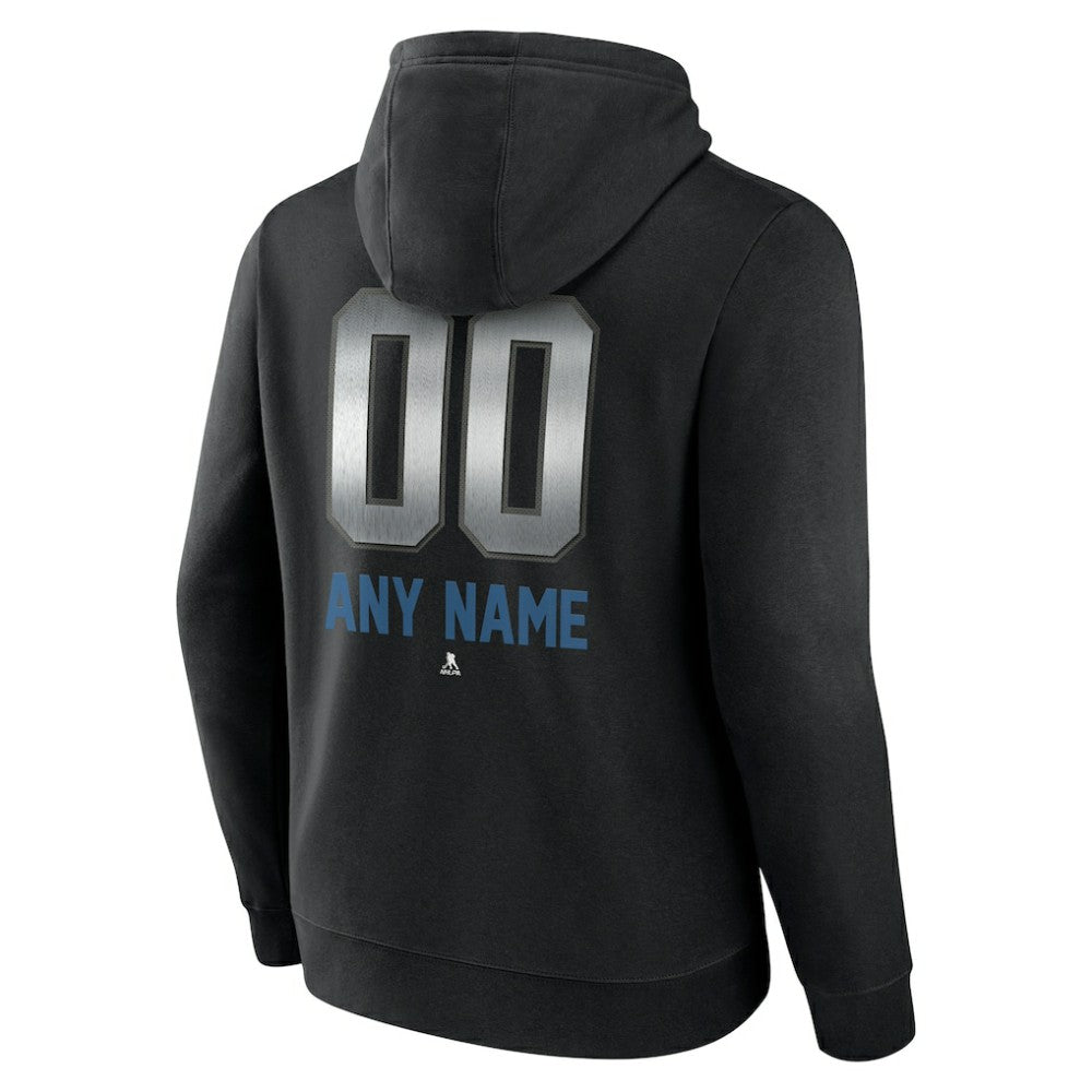 Colorado Avalanche Personalized Midnight Mascot Logo Pullover Hoodie