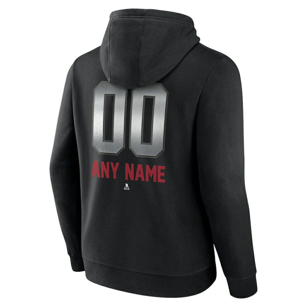 Montreal Canadiens Personalized Midnight Mascot Logo Pullover Hoodie