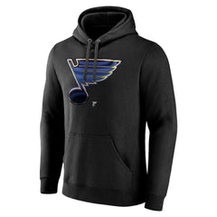 St. Louis Blues Personalized Midnight Mascot Logo Pullover Hoodie
