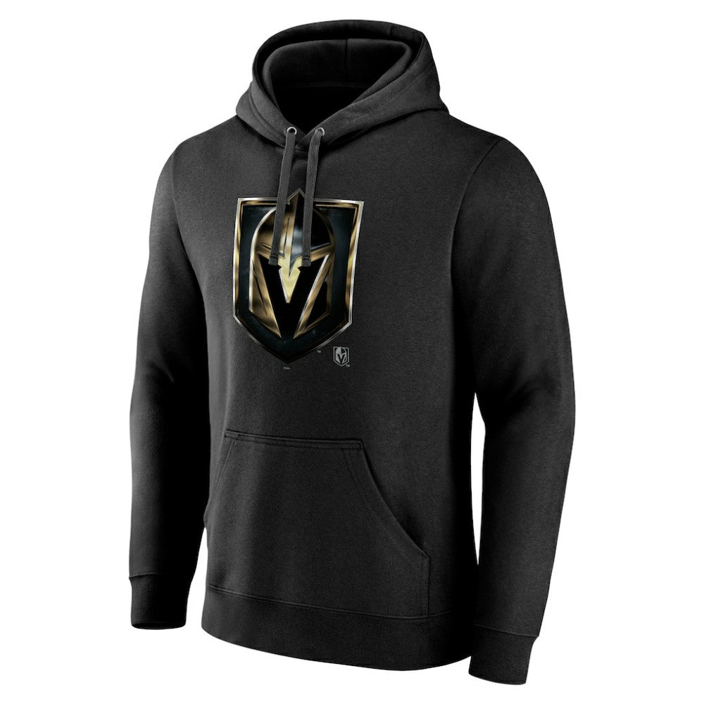 Vegas Golden Knights Personalized Midnight Mascot Logo Pullover Hoodie