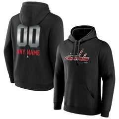 Washington Capitals Personalized Midnight Mascot Logo Pullover Hoodie